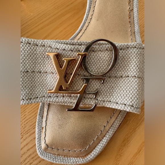 LOUIS VUITTON slide sandals - Picture 3 of 11